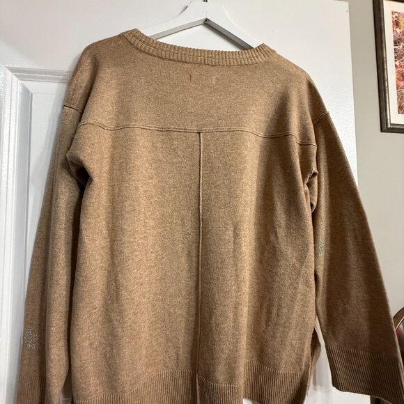 Knox Rose Star Embellished Sweater V-Neck Size M - Picture 6 of 6